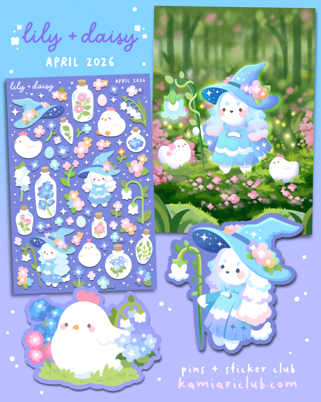 April 2026: Lily + Daisy 🌸🌼
