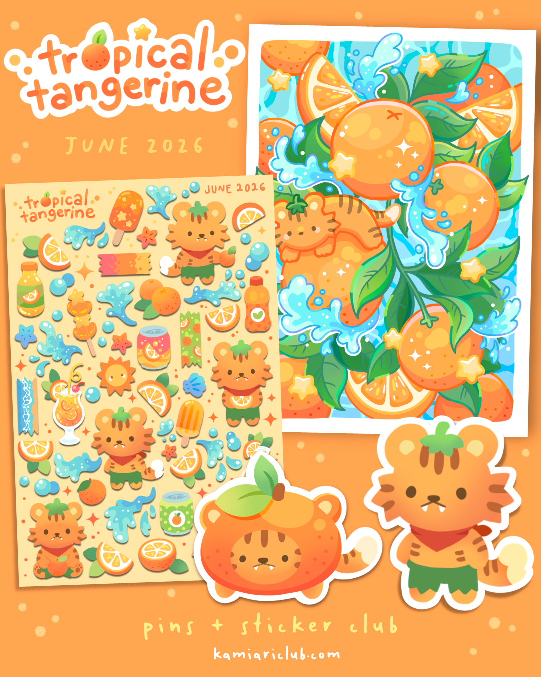 June 2026: Tropical Tangerine